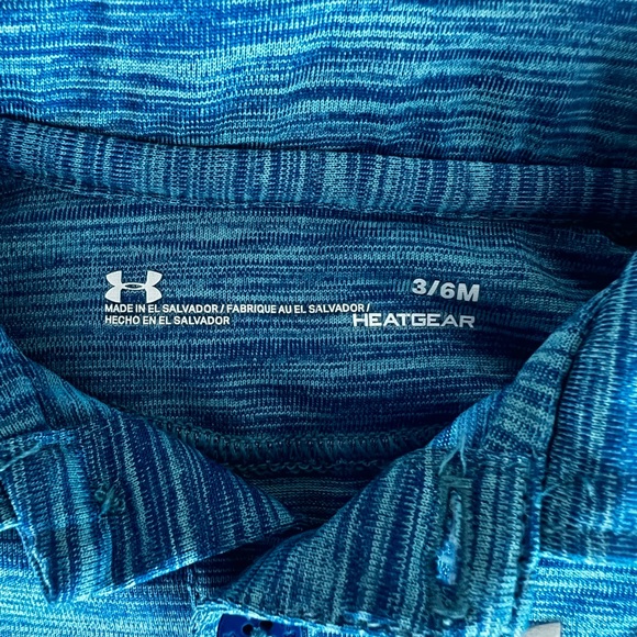 Blue Under Armour Infant onesie Size: 3/6 months - Picture 2 of 4